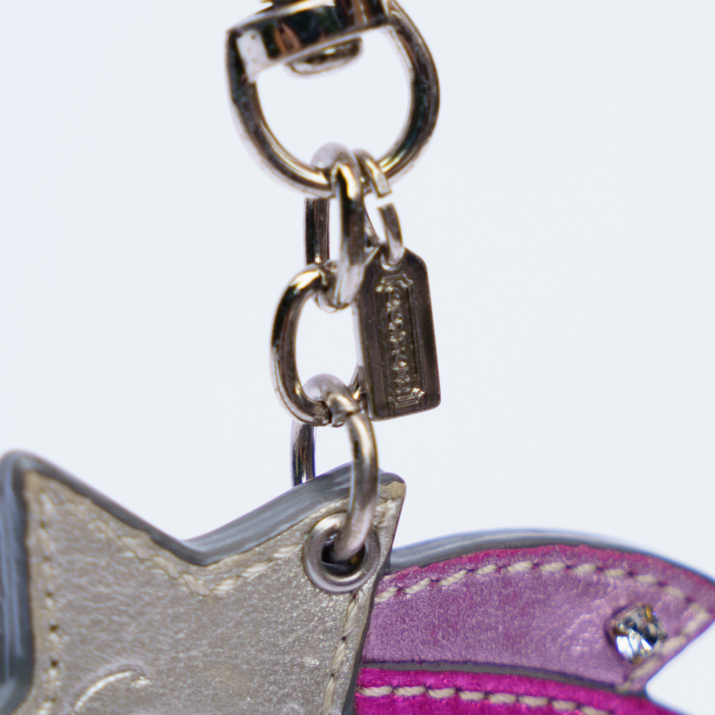 Coach Star Bag Charm Key Ring