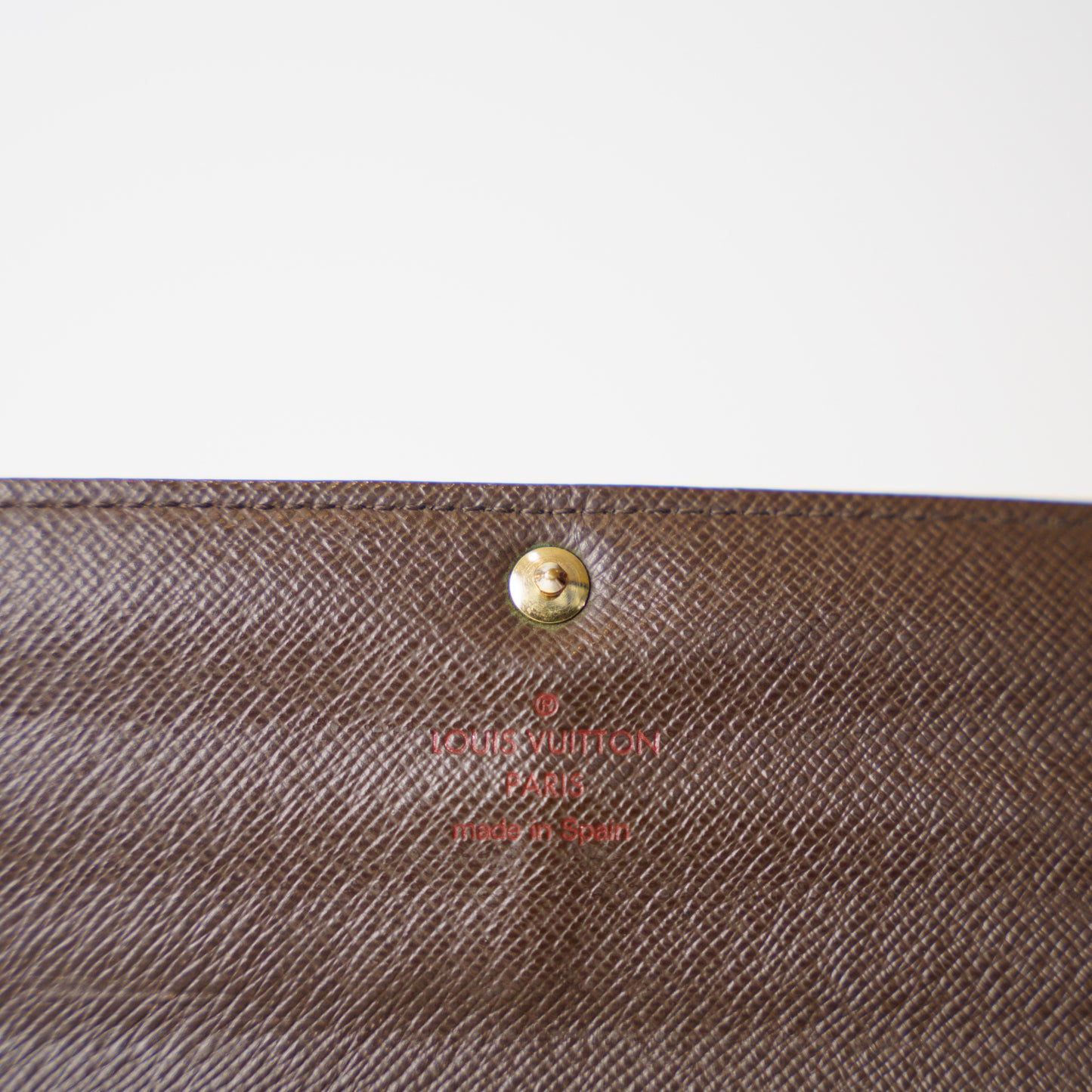 Louis Vuitton Sarah Wallet in Damier Ebene 181225B42