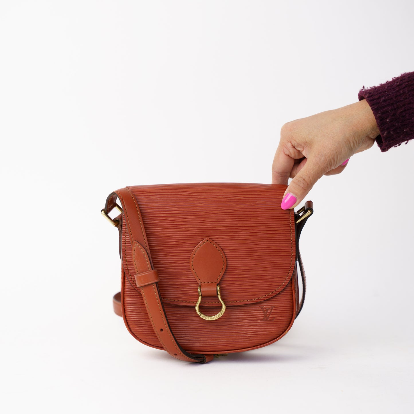 Louis Vuitton 1995 Saint Cloud Crossbody in Brown Epi 190226E03