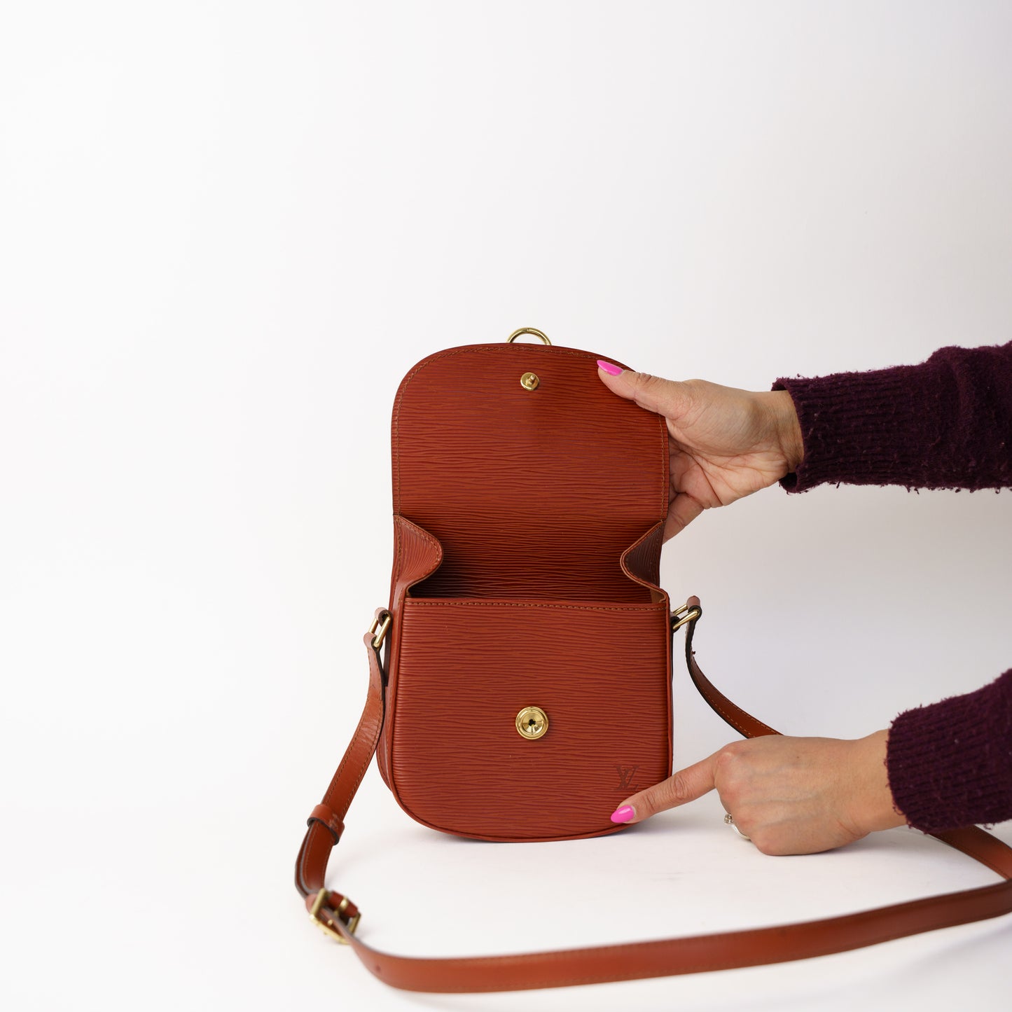 Louis Vuitton 1995 Saint Cloud Crossbody in Brown Epi 190226E03