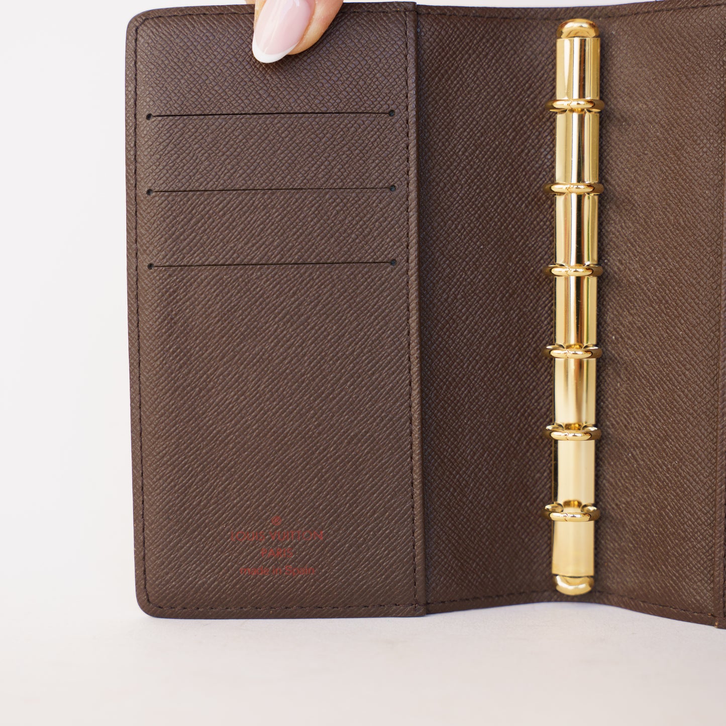 Louis Vuitton Agenda PM in Damier Ebene 190326D15
