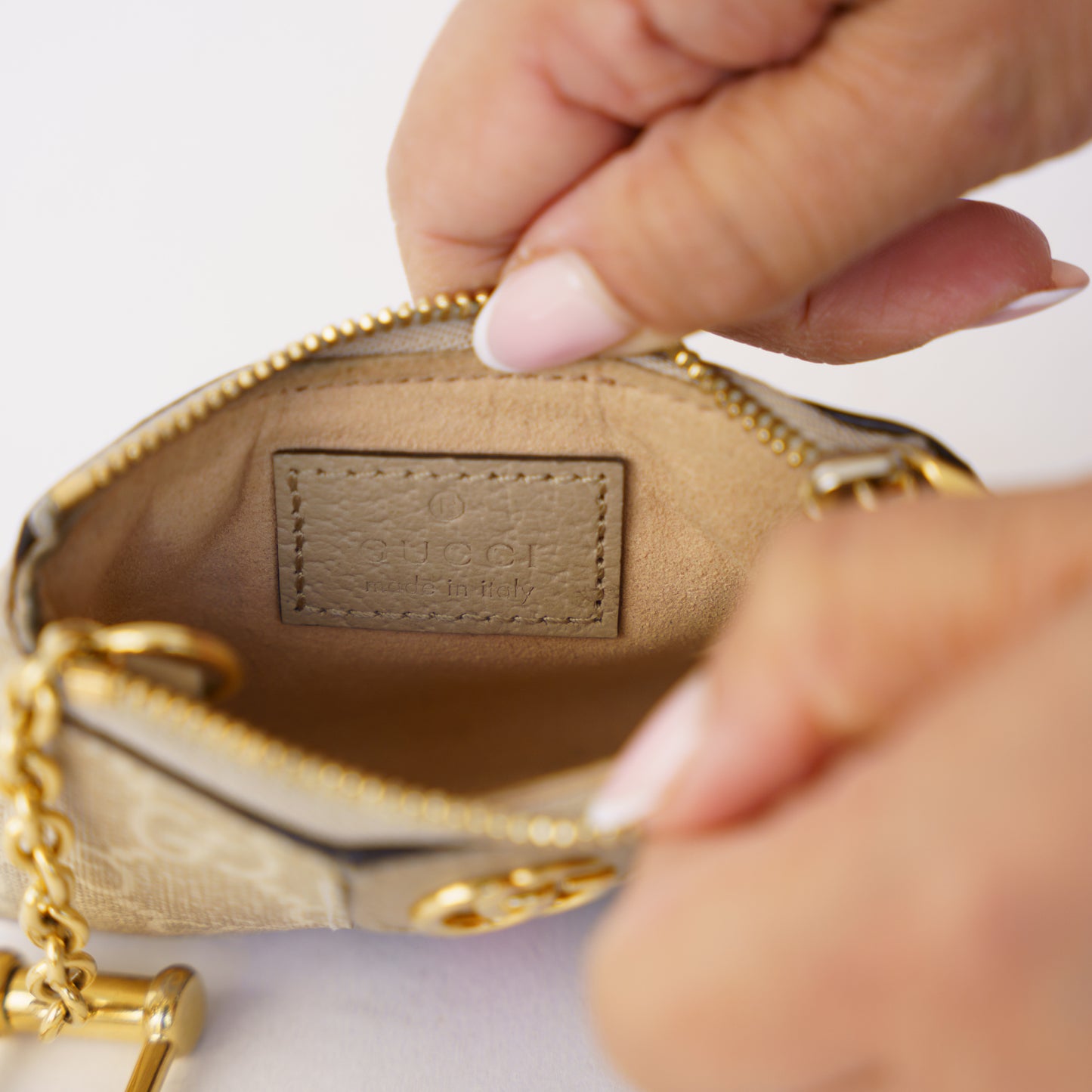 Gucci Ophidia Zip Key Pouch 190326D19