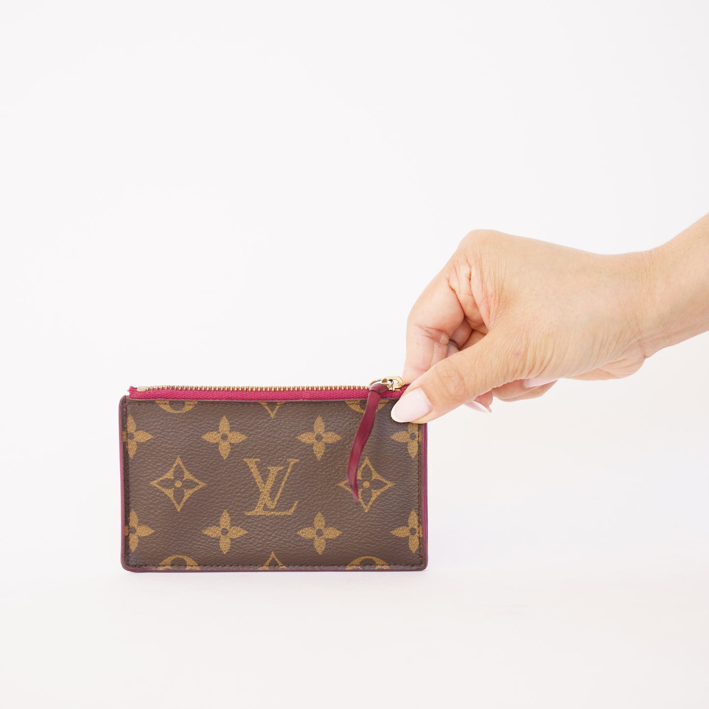 Louis Vuitton Zippered Card Holder in Monogram 190326D23
