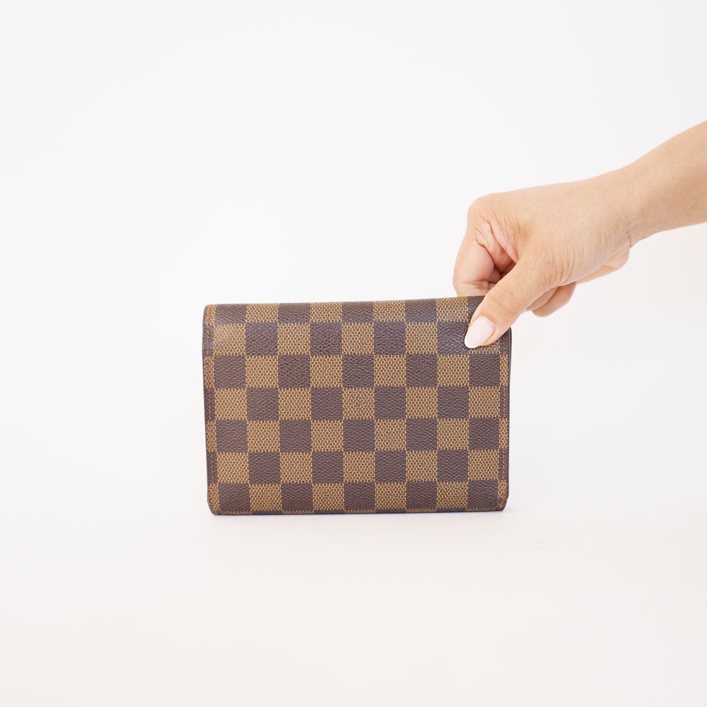 Louis Vuitton Trifold Compact Travel Wallet in Damier Ebene SP0033 190326D79