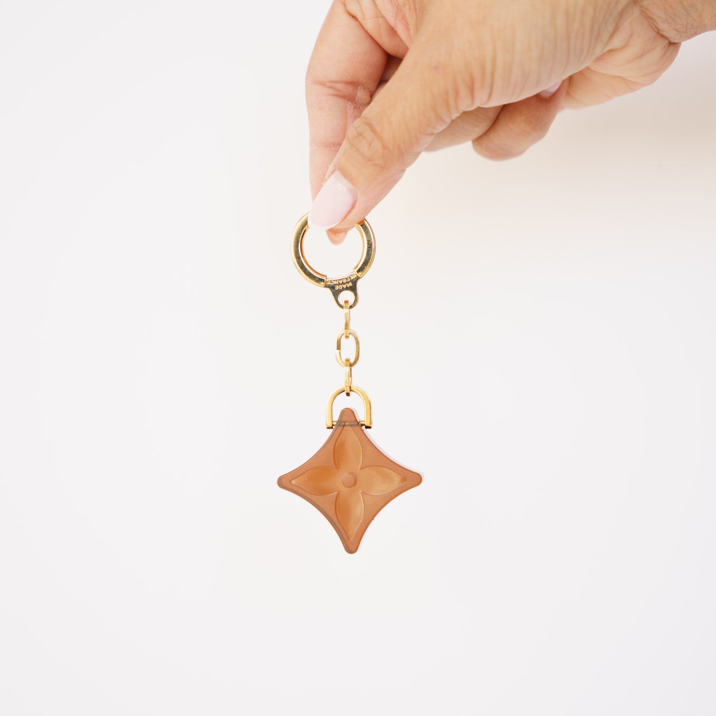 Louis Vuitton Flower Brown Bag Charm 190326D76