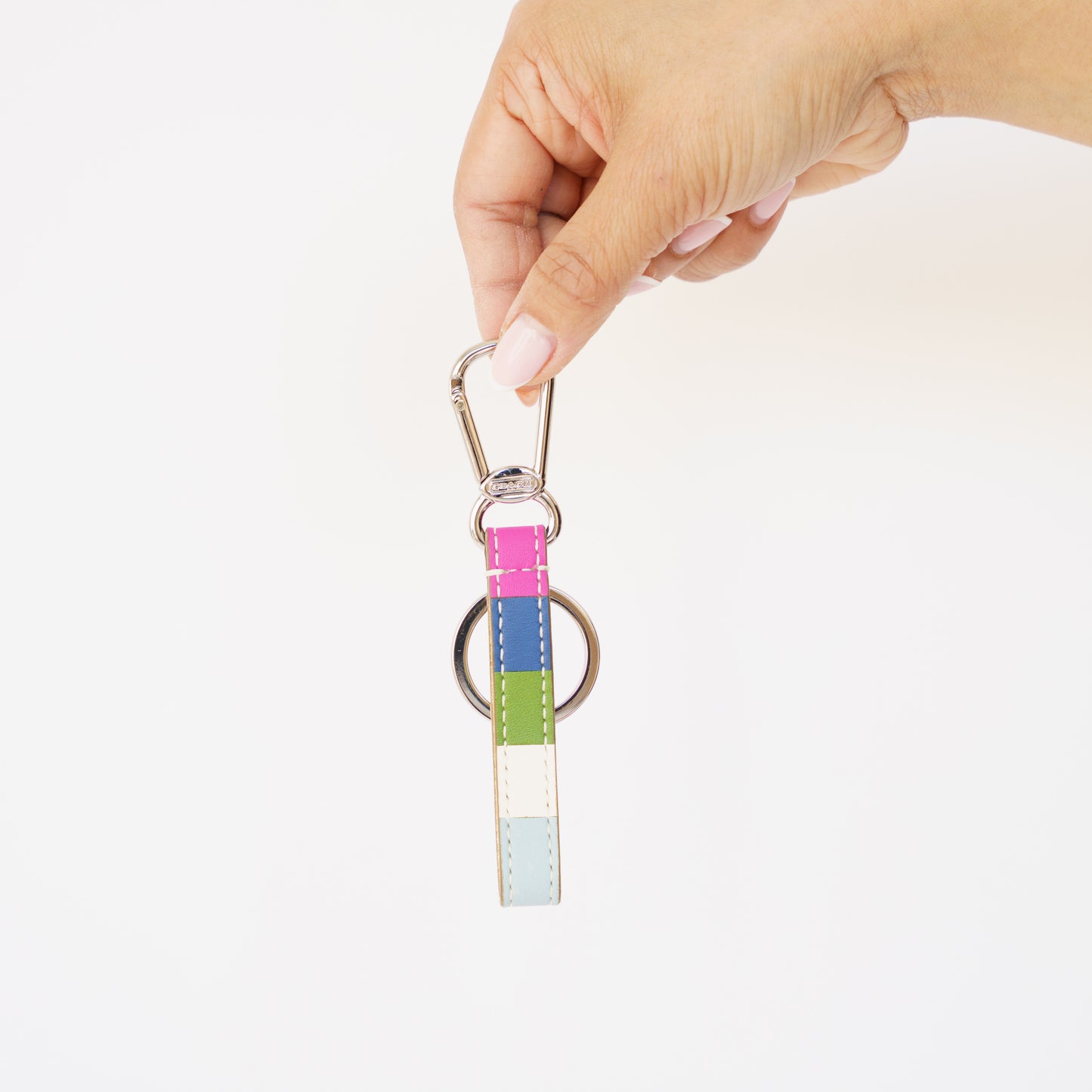 Coach Bag Charm Key Chain Multicolor 190326D55
