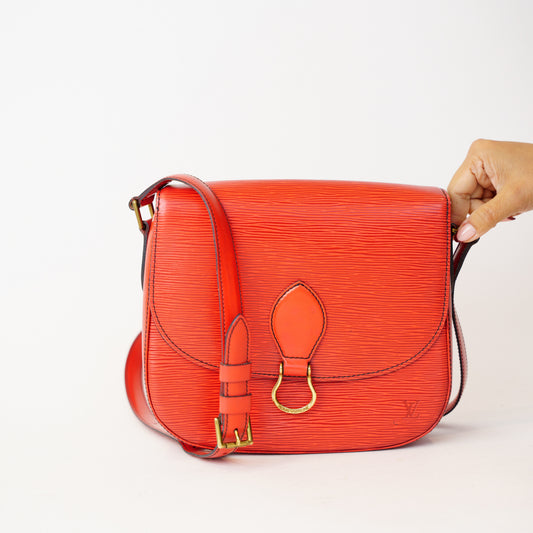 Louis Vuitton Saint Cloud GM Red Epi 201026F16