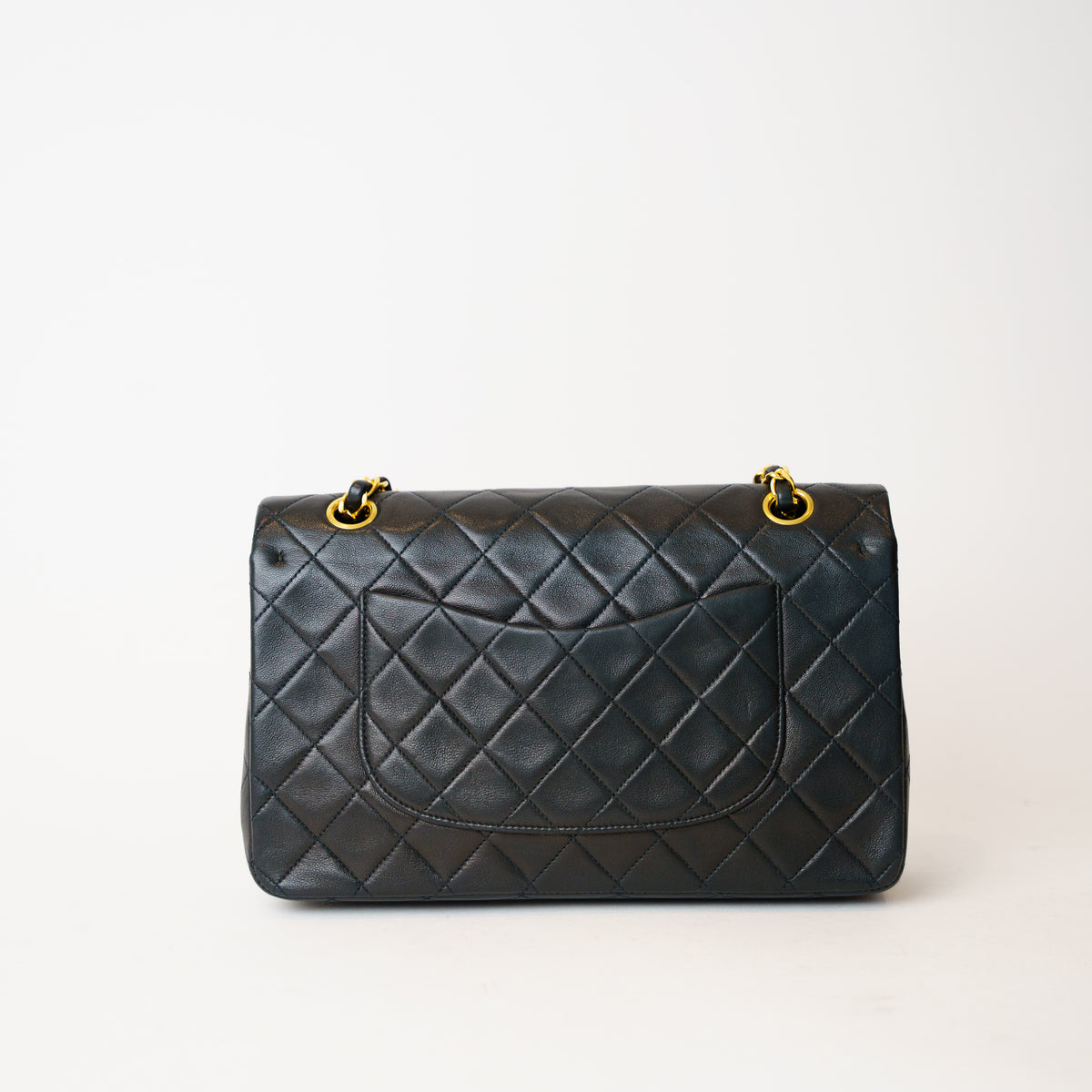Chanel Medium Classic Flap in Black Lambskin with 24K Gold Hardware 201026X01
