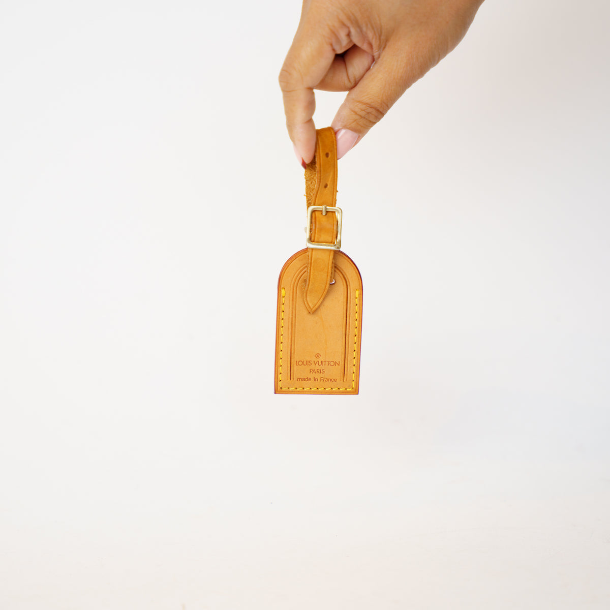 Louis Vuitton Small Leather Luggage Tag 201026J13