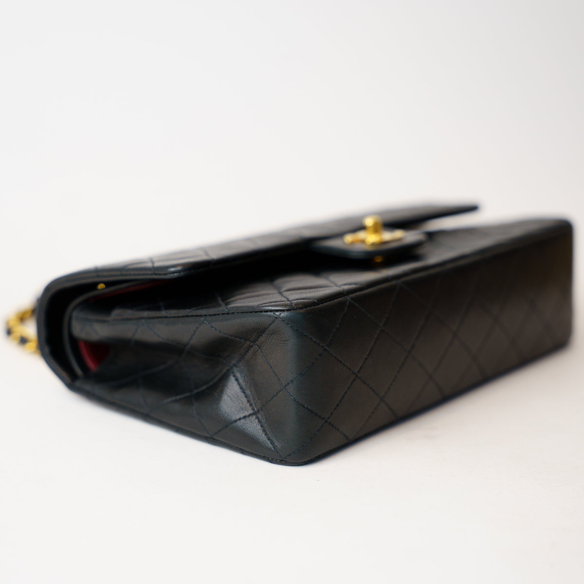 Chanel Medium Classic Flap in Black Lambskin with 24K Gold Hardware 201026X01