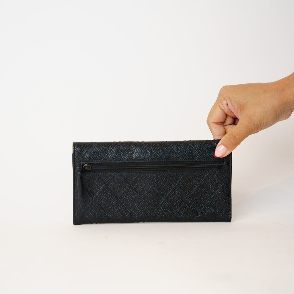 Chanel Envelope Purse in Black Caviar 201026X04