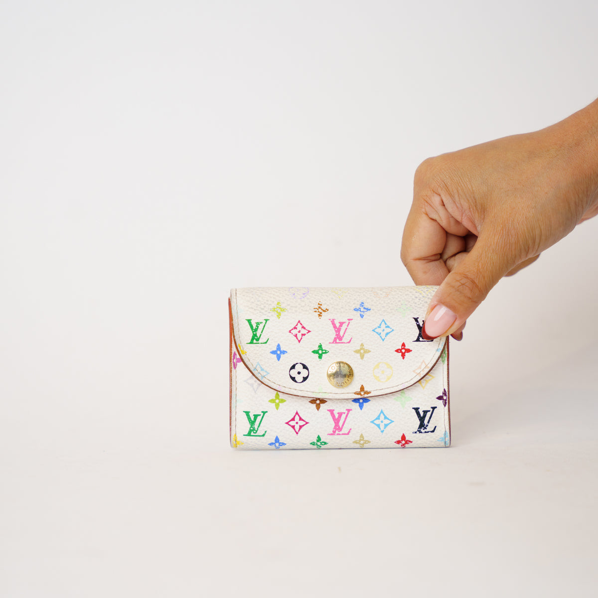 Louis Vuitton Rosalie Takashi Murakami in White Multicolor 201026F09