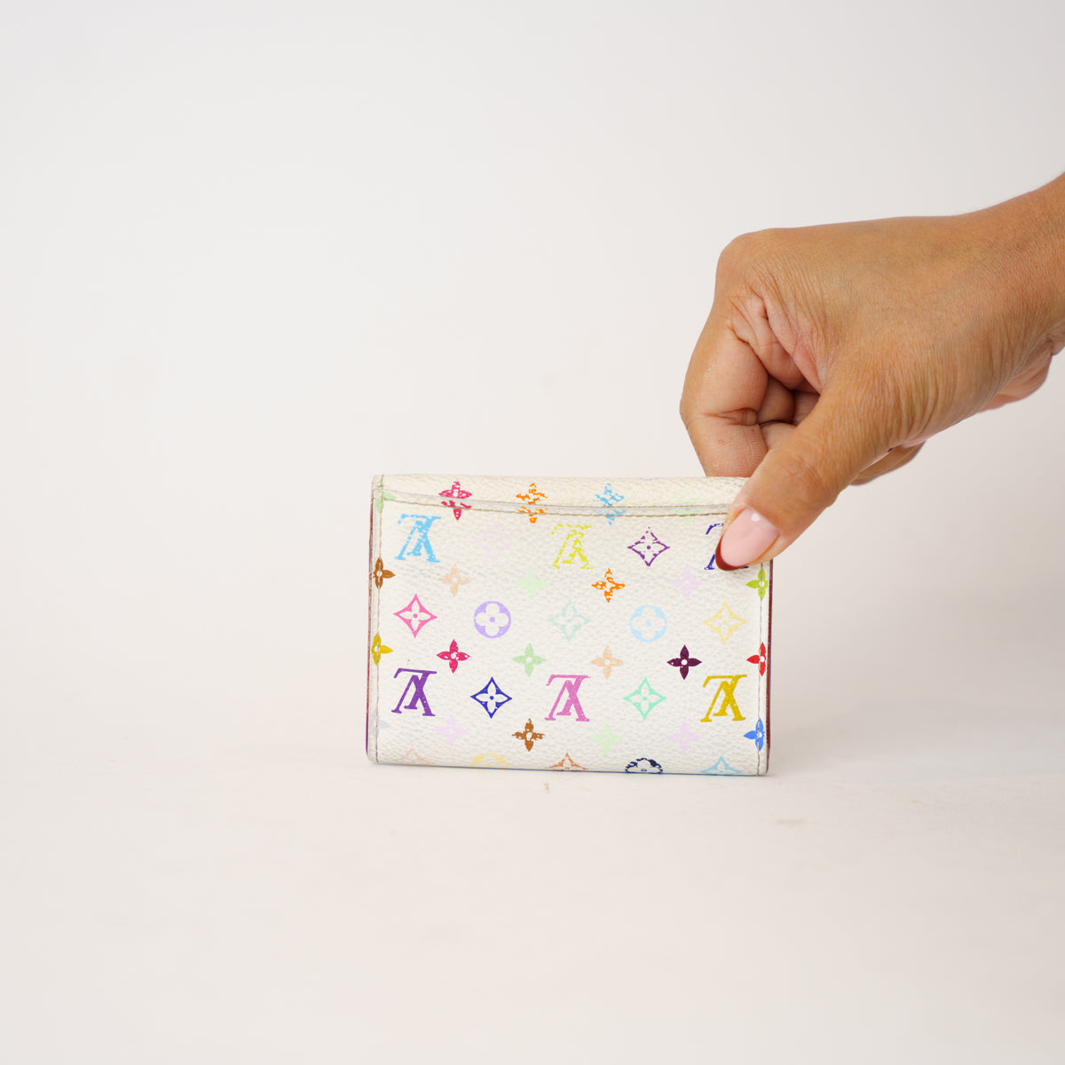Louis Vuitton Rosalie Takashi Murakami in White Multicolor 201026F09