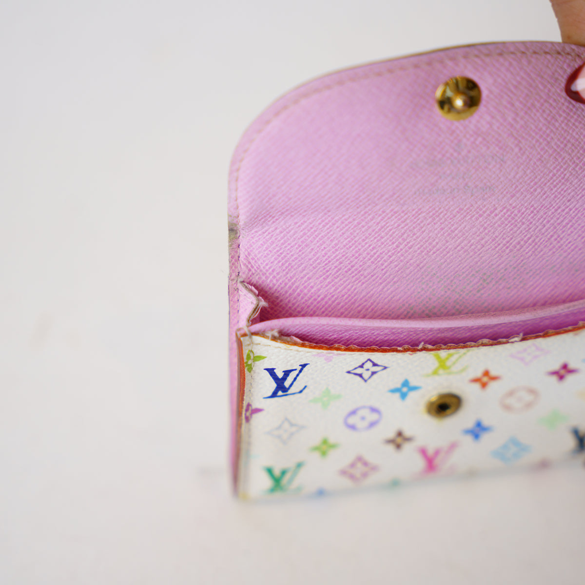 Louis Vuitton Rosalie Takashi Murakami in White Multicolor 201026F09