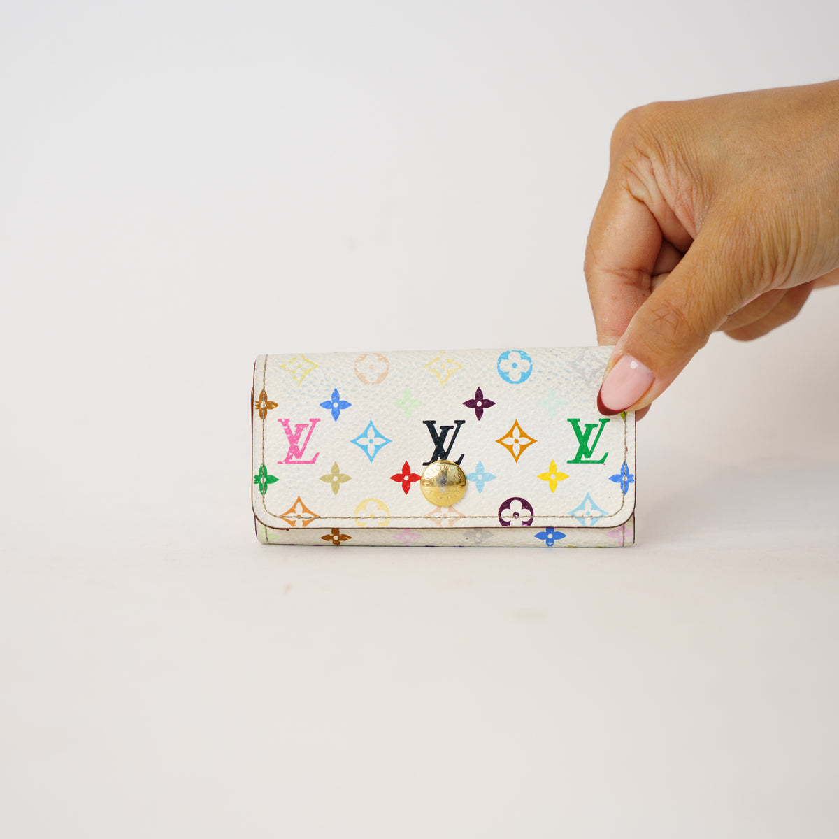 Louis Vuitton 4 Key Holder in Murukami Multicolore 201026F04