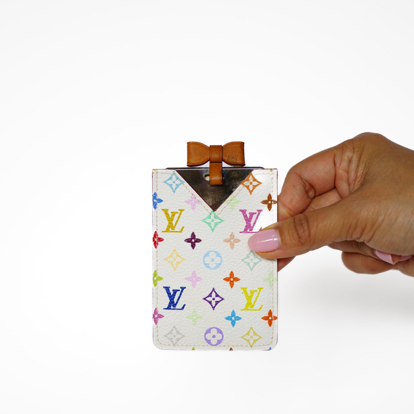 Louis Vuitton Etui Mirror x Takashi Murakami Multicolor Blanc 201125B04