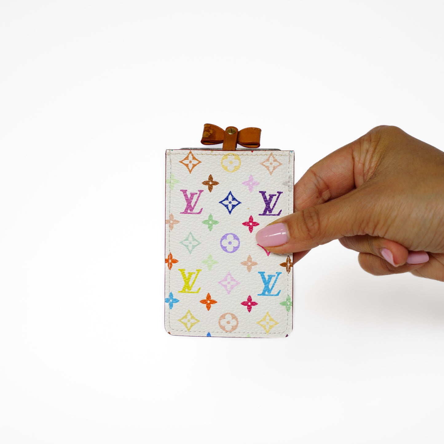 Louis Vuitton Etui Mirror x Takashi Murakami Multicolor Blanc 201125B04