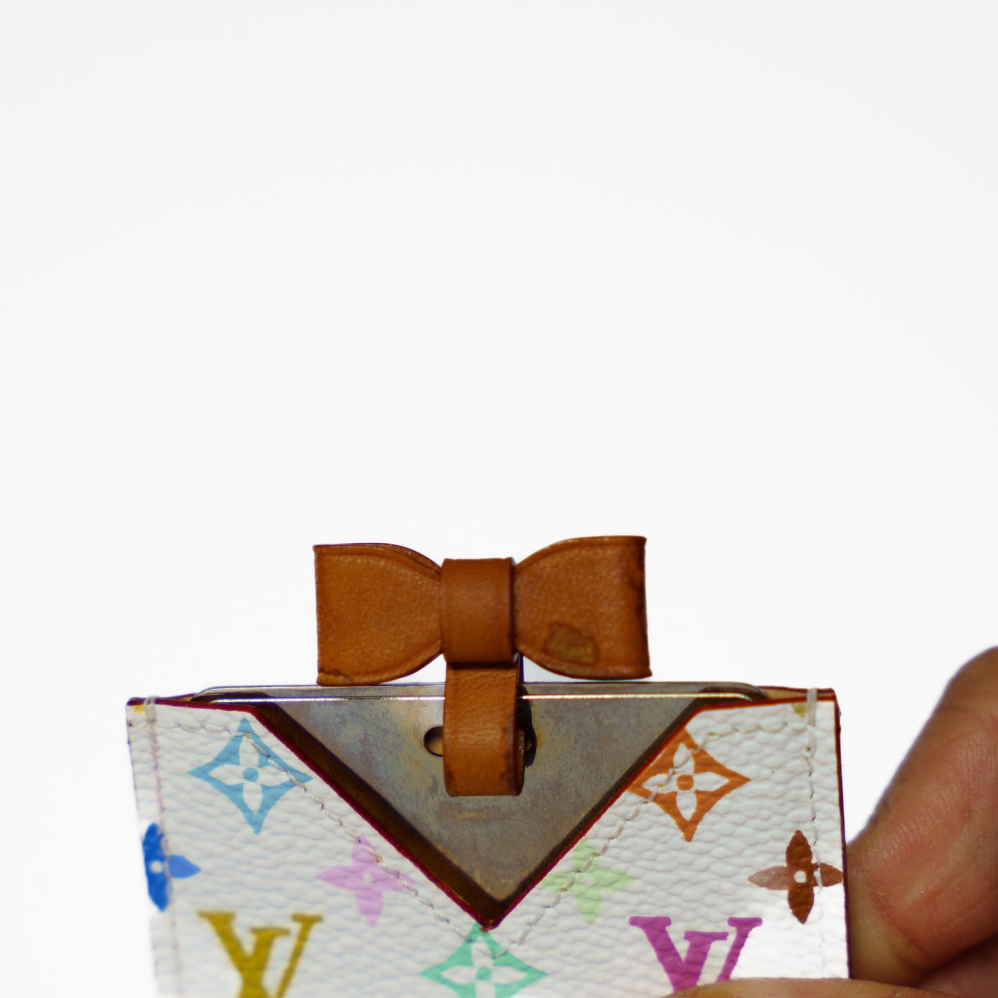 Louis Vuitton Etui Mirror x Takashi Murakami Multicolor Blanc 201125B04