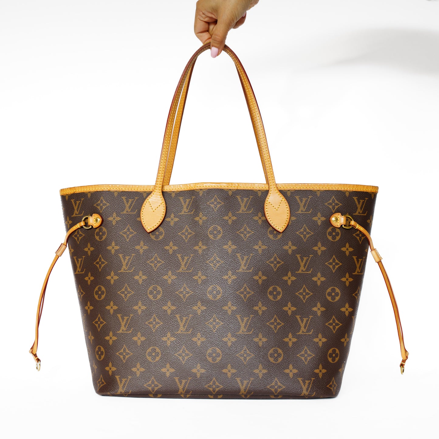 Louis Vuitton Neverfull MM Monogram in Cerise Interior 201125B02