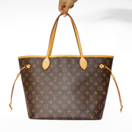 Louis Vuitton Neverfull MM Monogram in Cerise Interior 201125B02