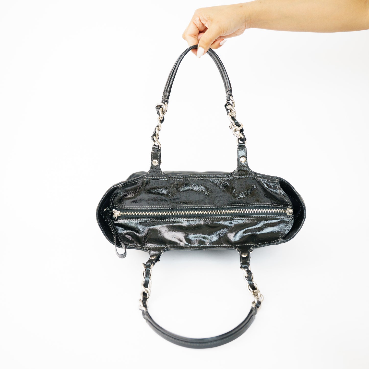 Coach Black Canvas Shoulder Bag 210526G04