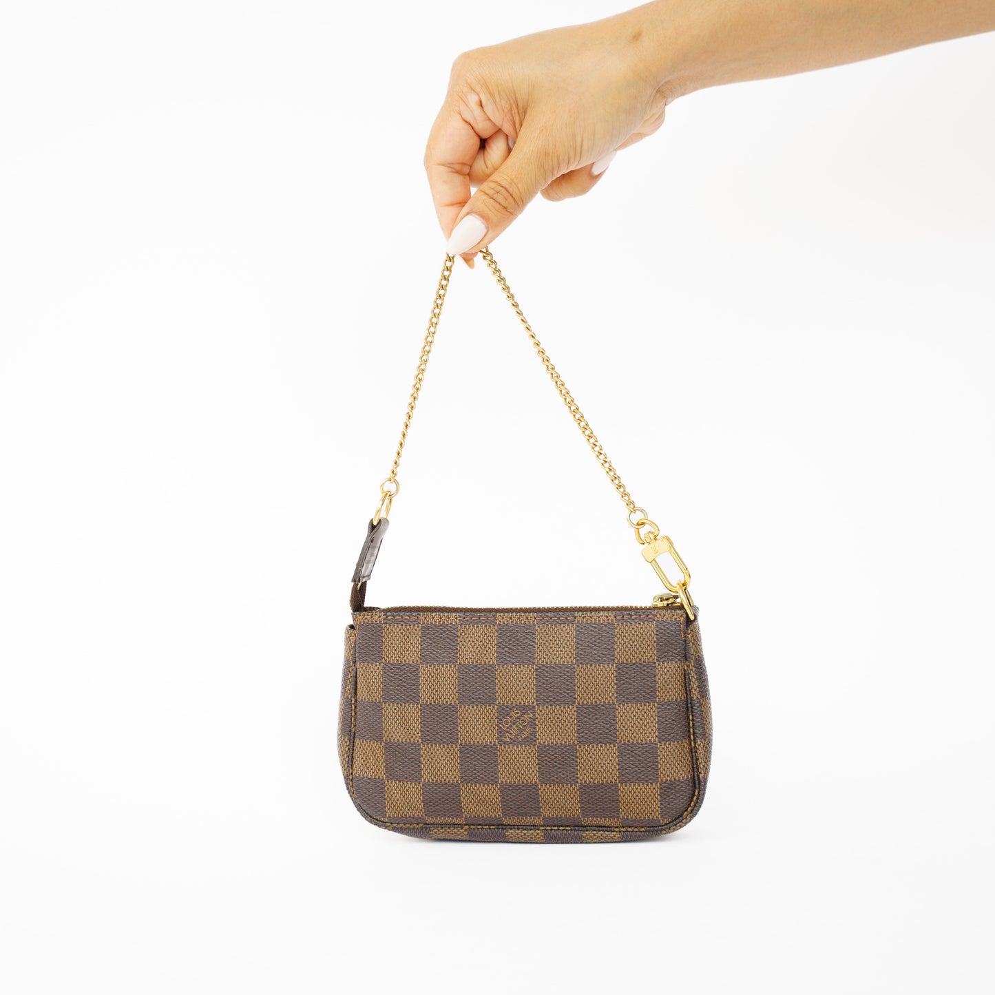 Louis Vuitton Mini Pochette Accesoires in Damier Ebene 210526A02