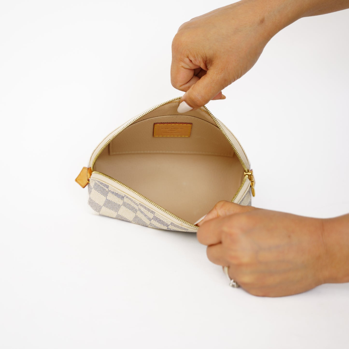 Louis Vuitton Cosmetic Pouch PM in Damier Azure 210526G08