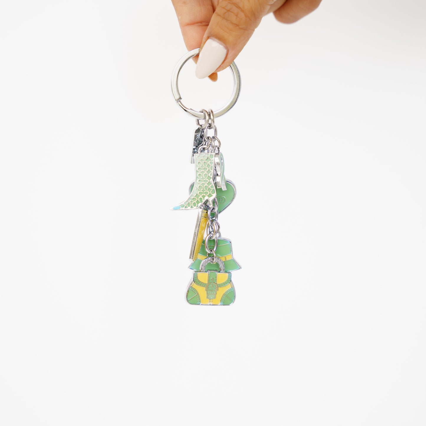 Coach Multi Charm Green 210526G10