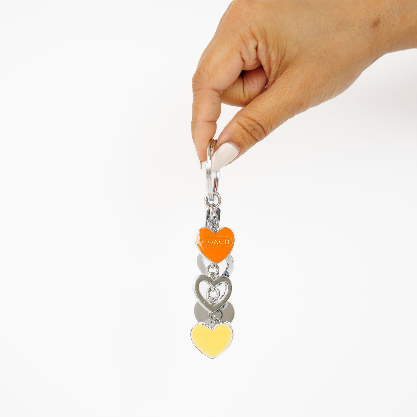 Coach Heart Bag Charm Multicolor 210526G13