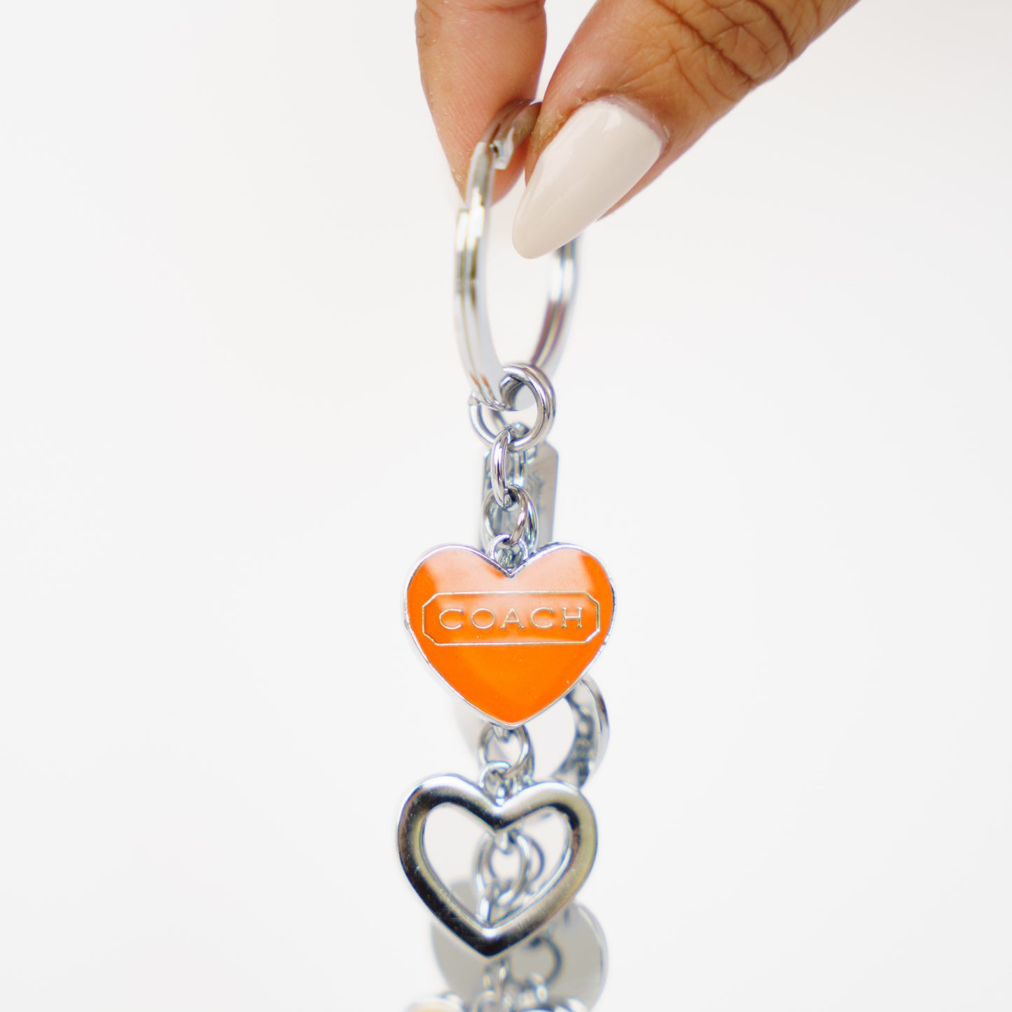 Coach Heart Bag Charm Multicolor 210526G13