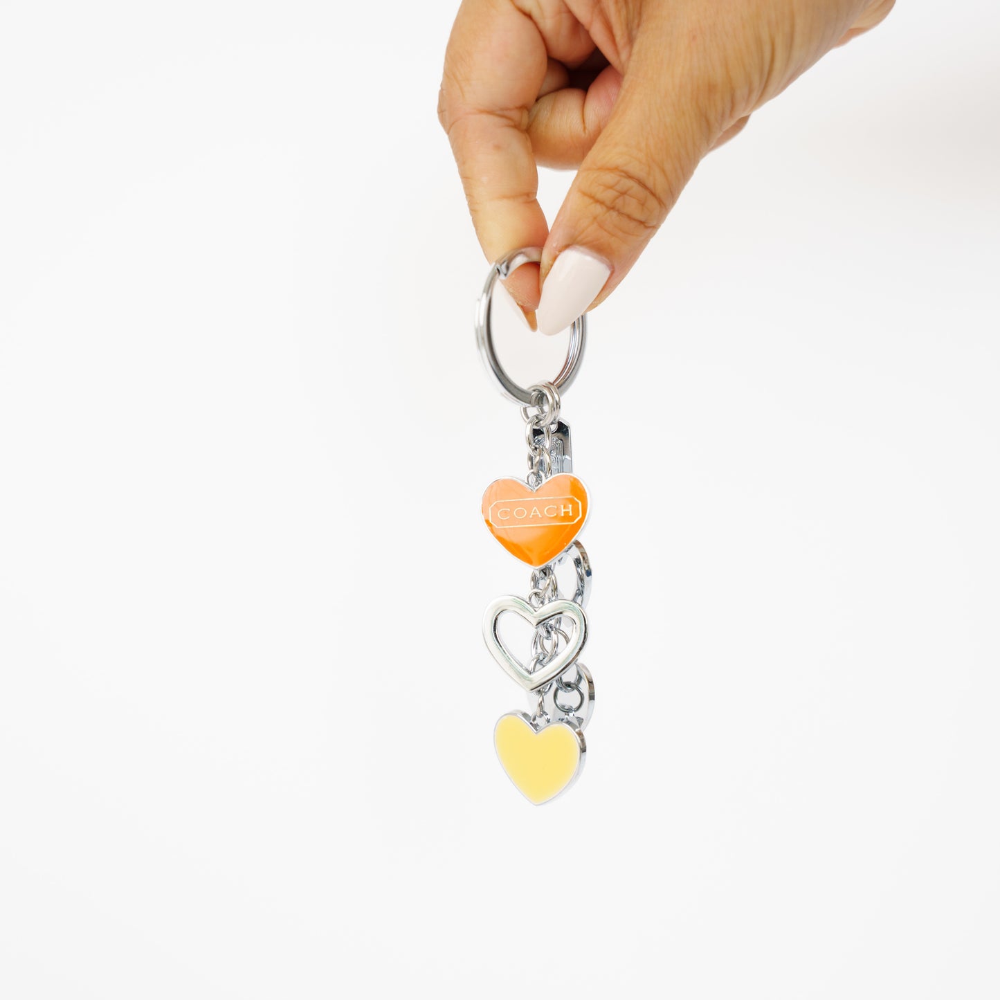 Coach Heart Bag Charm Multicolor 210526G13