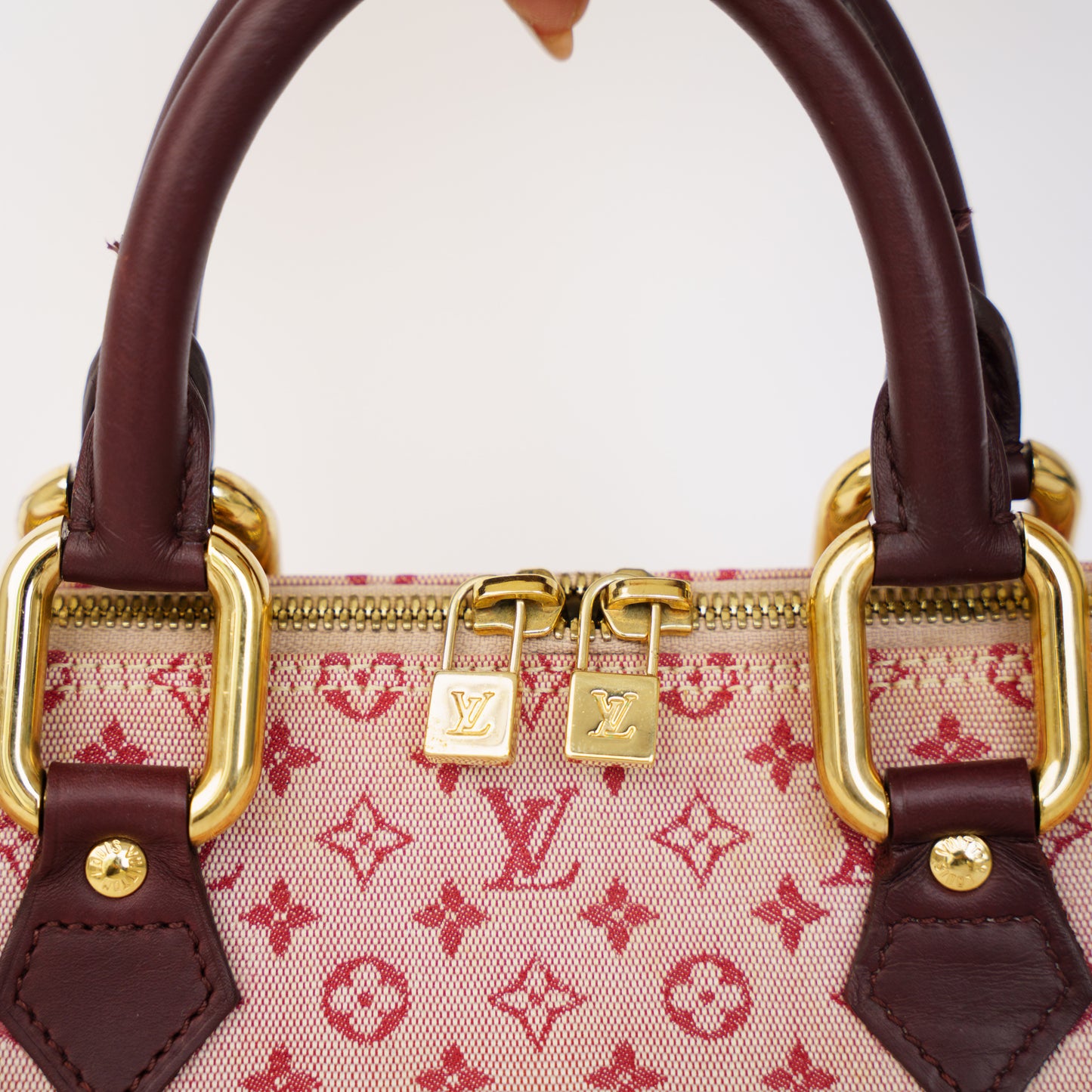 Louis Vuitton Alma Horizontal Mini Lin Burgundy 210526G14