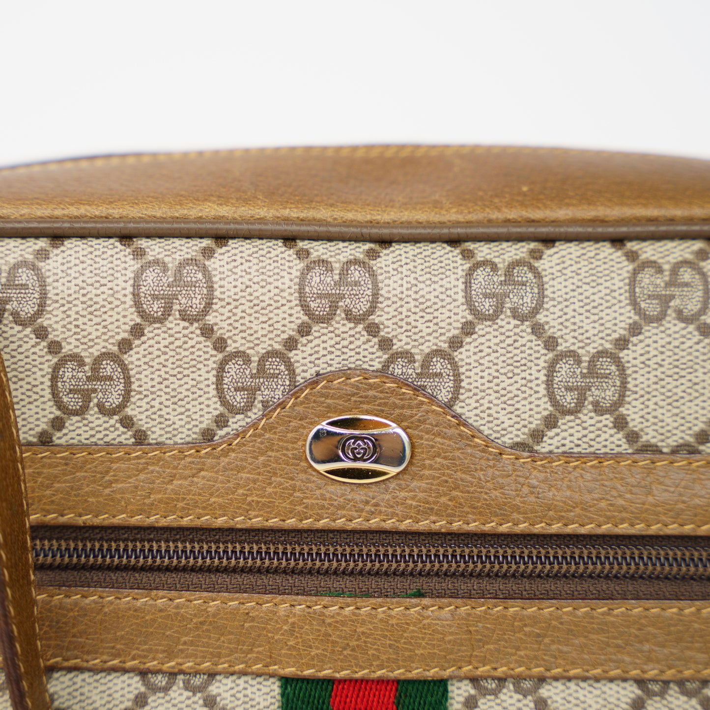 Gucci Beige GG Supreme Canvas Shoulder Crossbody Bag 210526A09