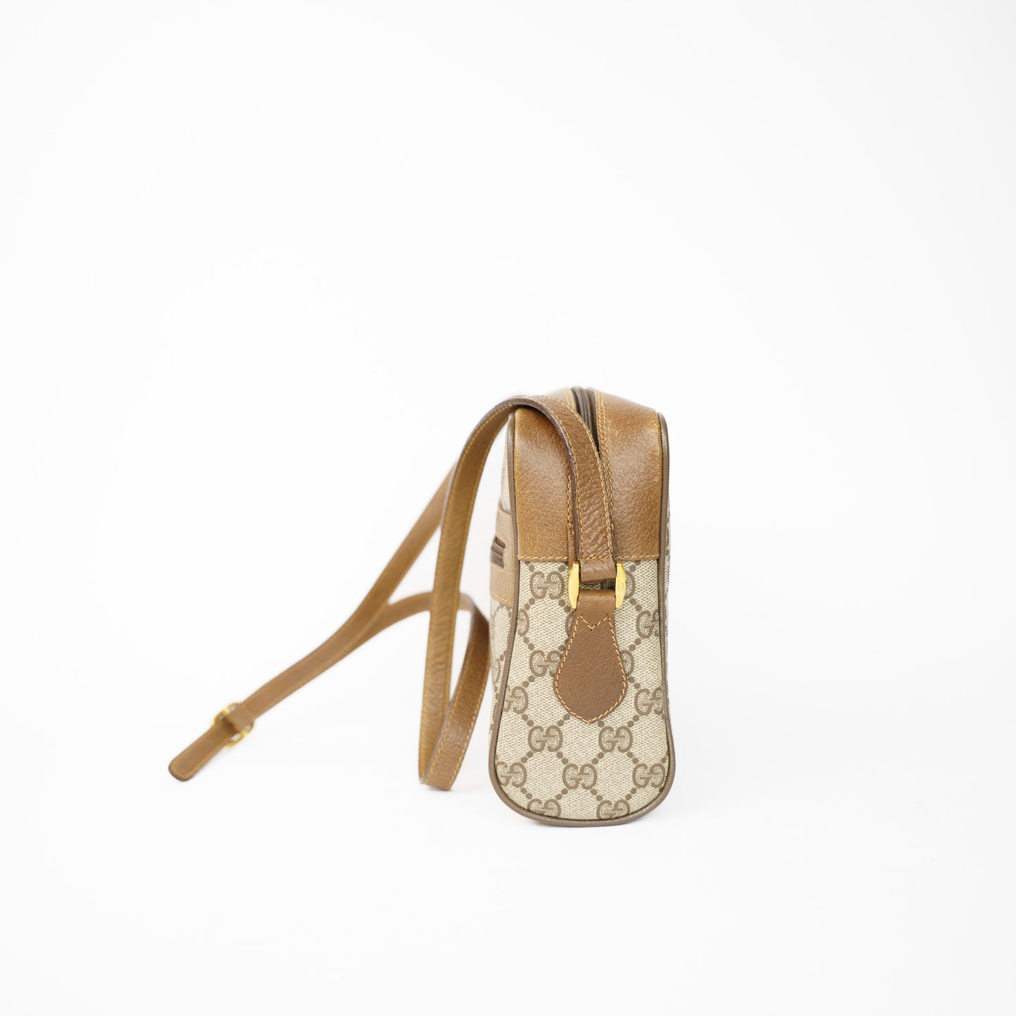 Gucci Beige GG Supreme Canvas Shoulder Crossbody Bag 210526A09