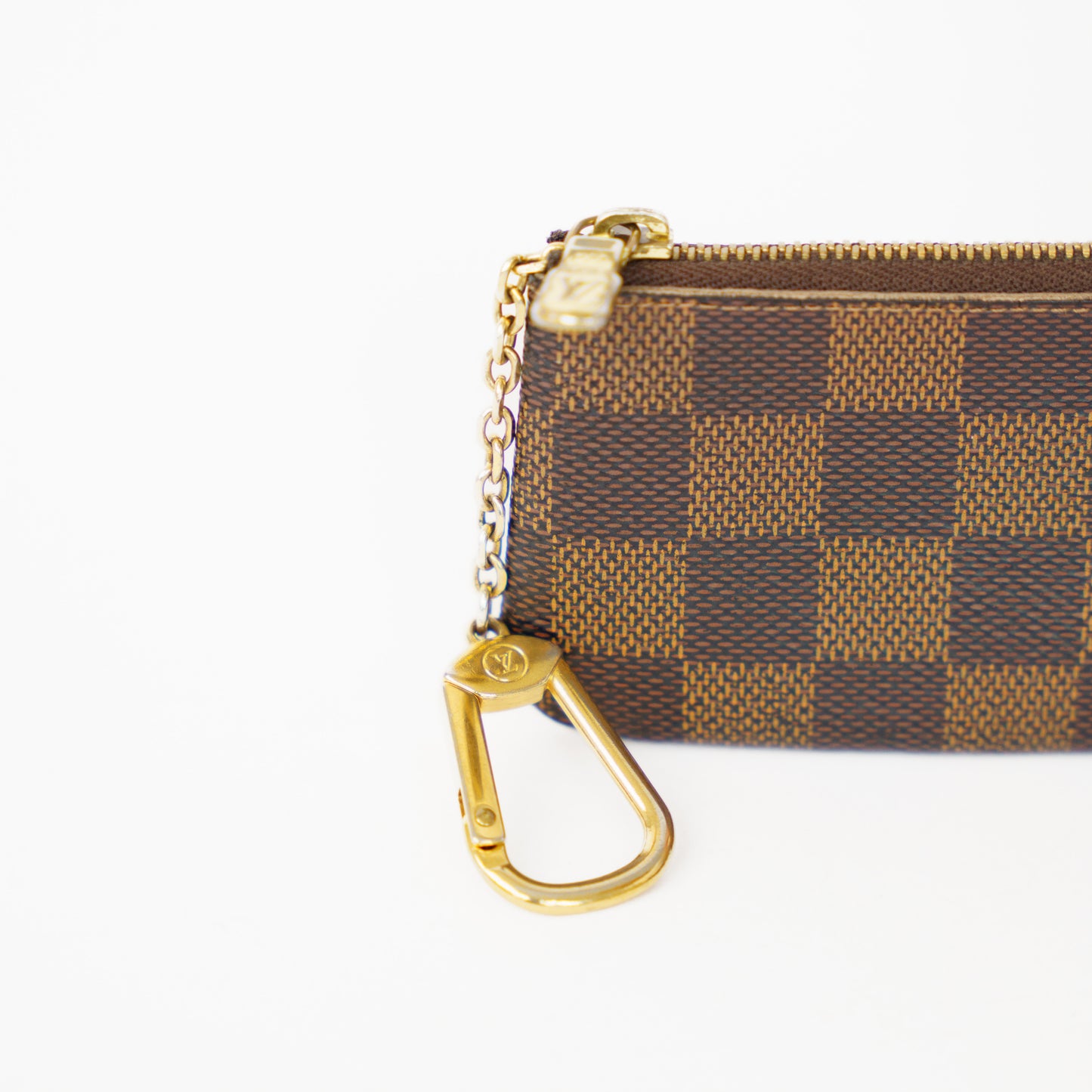 Louis Vuitton Key Cles Pouch in Damier Ebene 210526G02