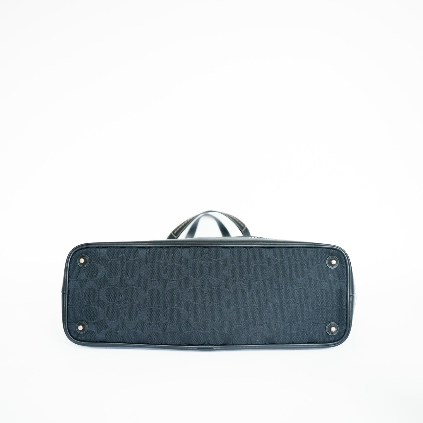 Coach Signature Tote Bag in Black 290726S03