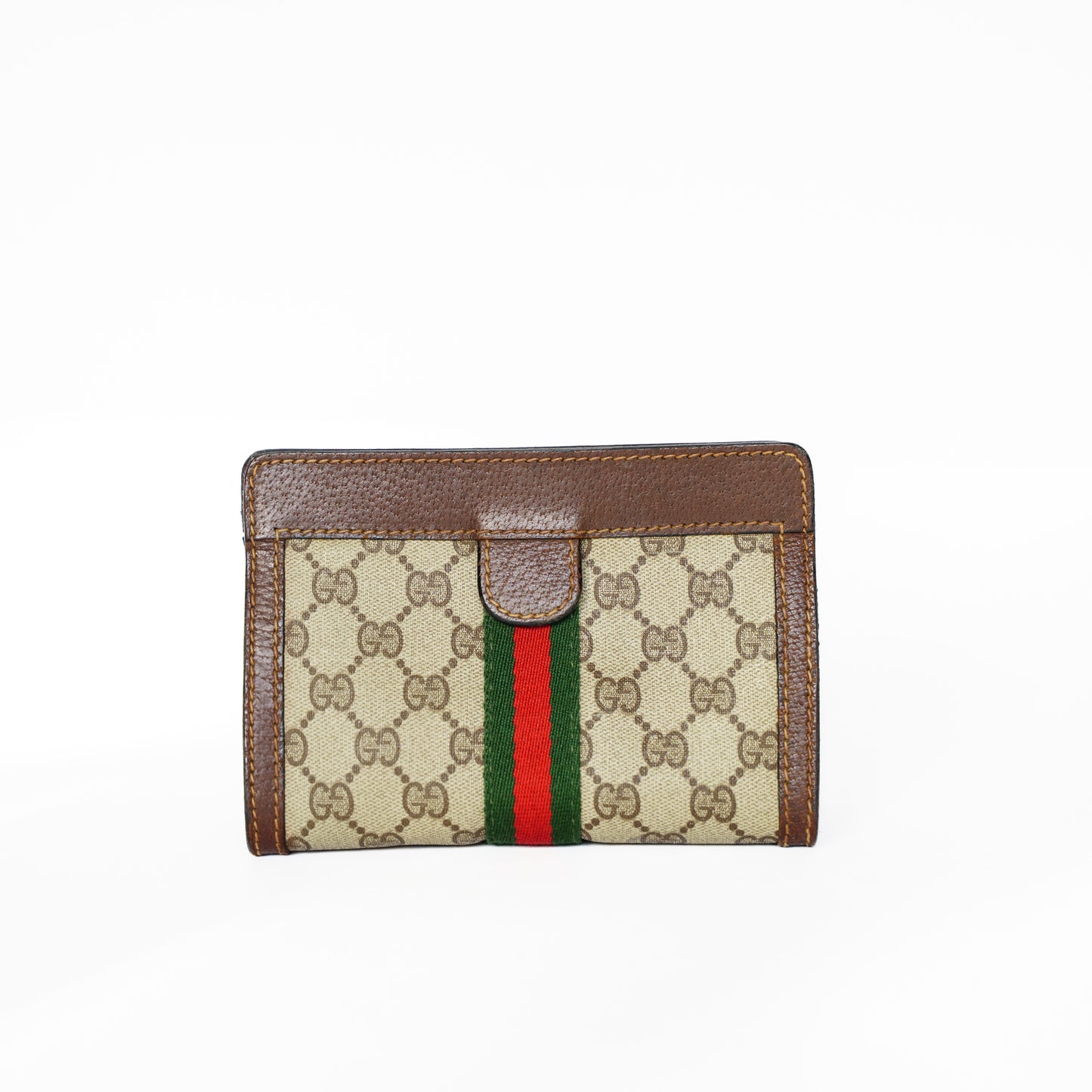 Gucci Vintage Small Make up Pouch Clutch Sherry Line