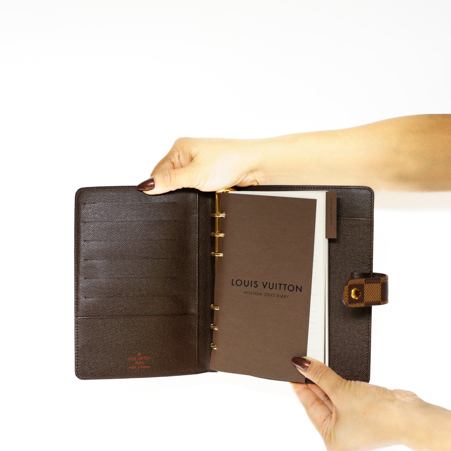 Louis Vuitton 2003 Agenda MM Damier Ebene SP0033