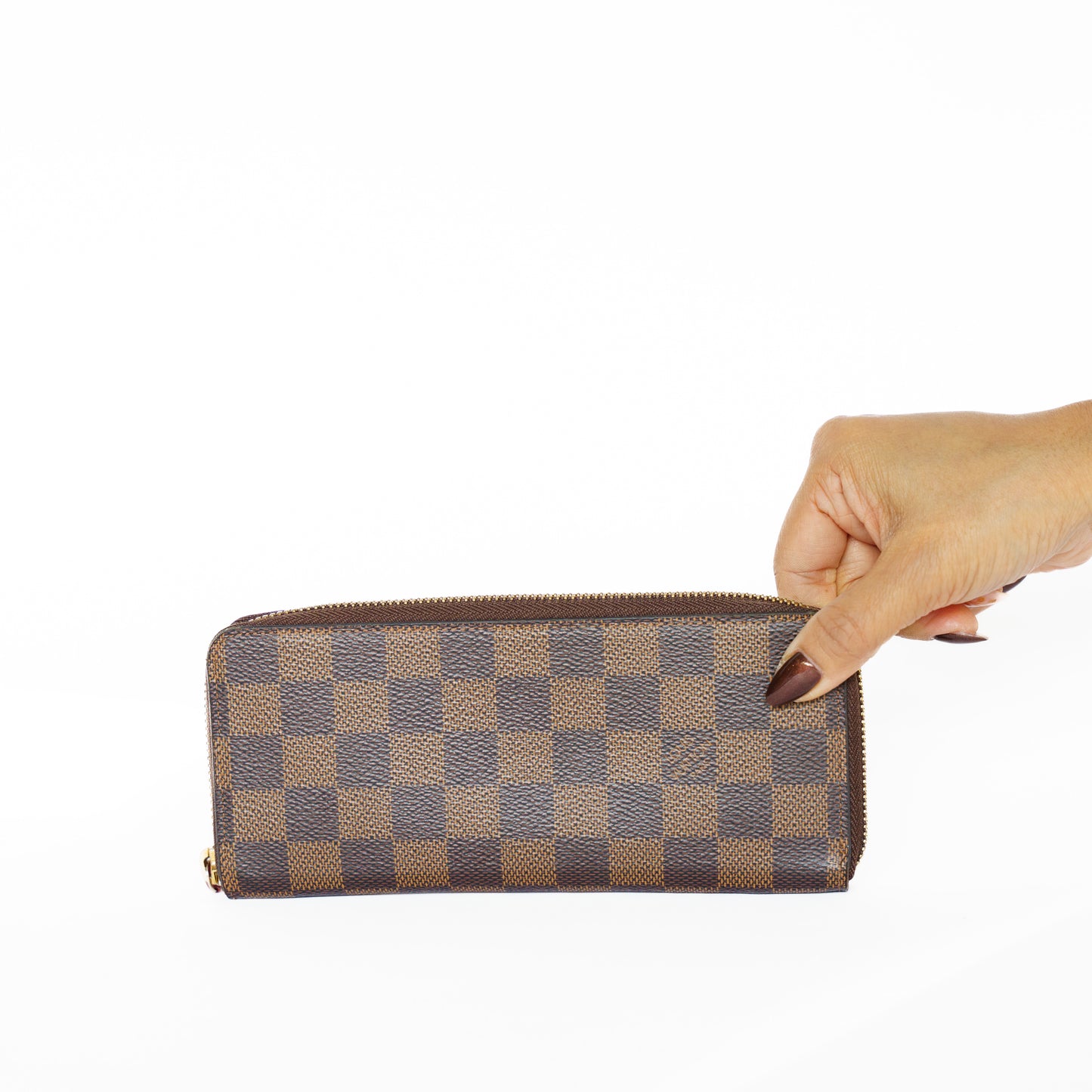 Louis Vuitton Clemence Wallet in Damier Ebene Canvas CA0159
