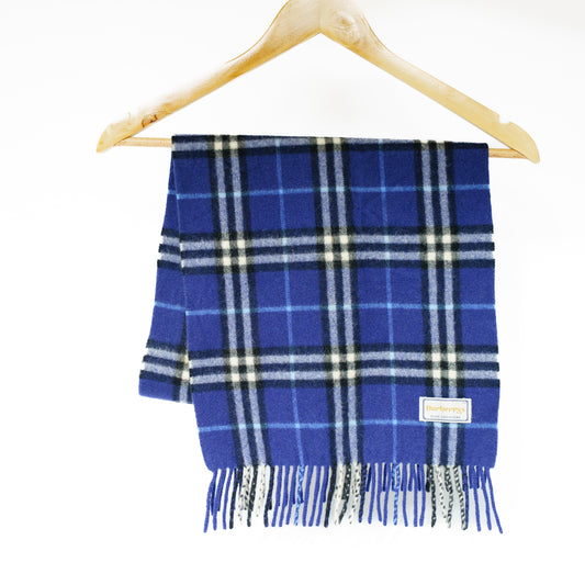 Burberry Scarf in Blue Cashmere 221025B124