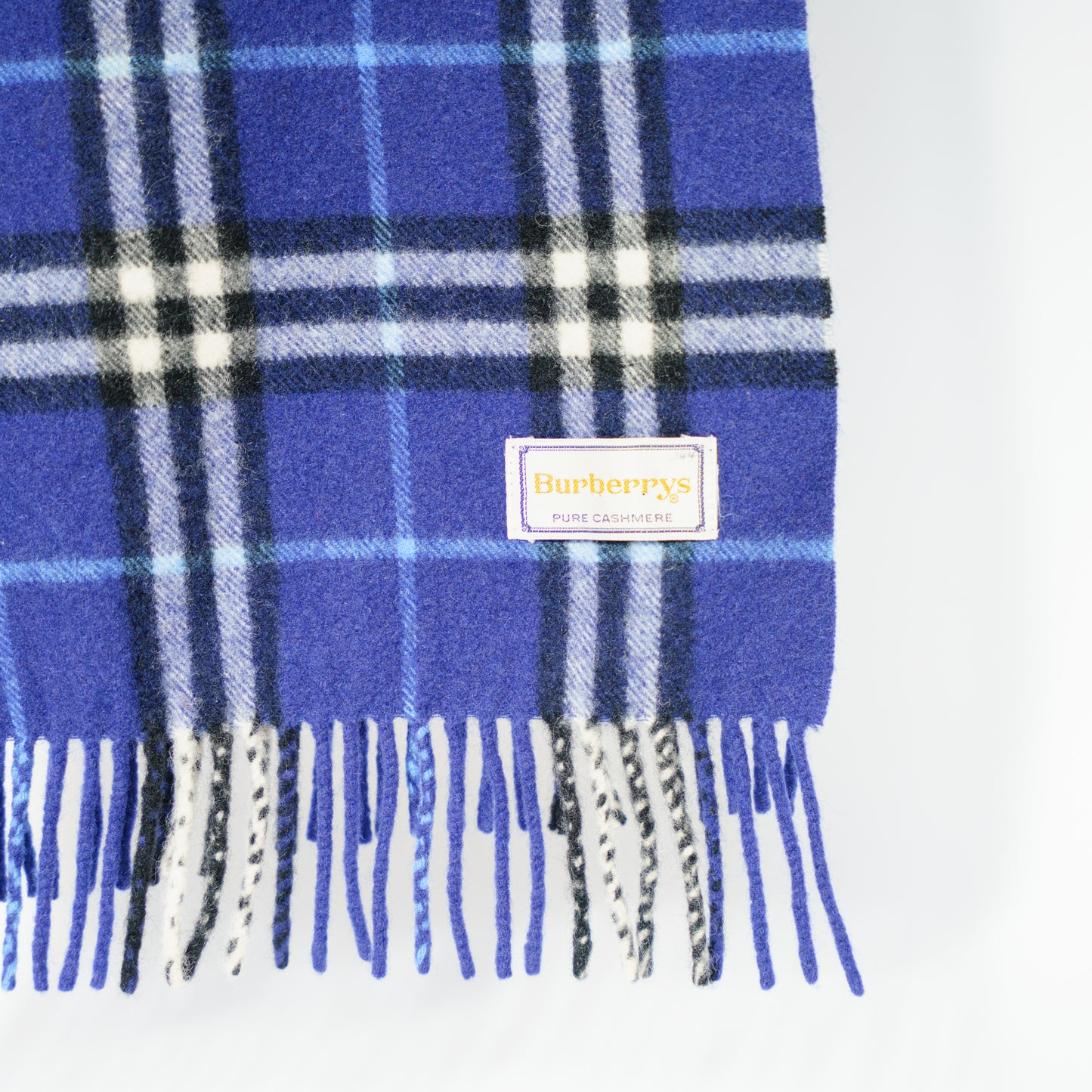 Burberry Scarf in Blue Cashmere 221025B124