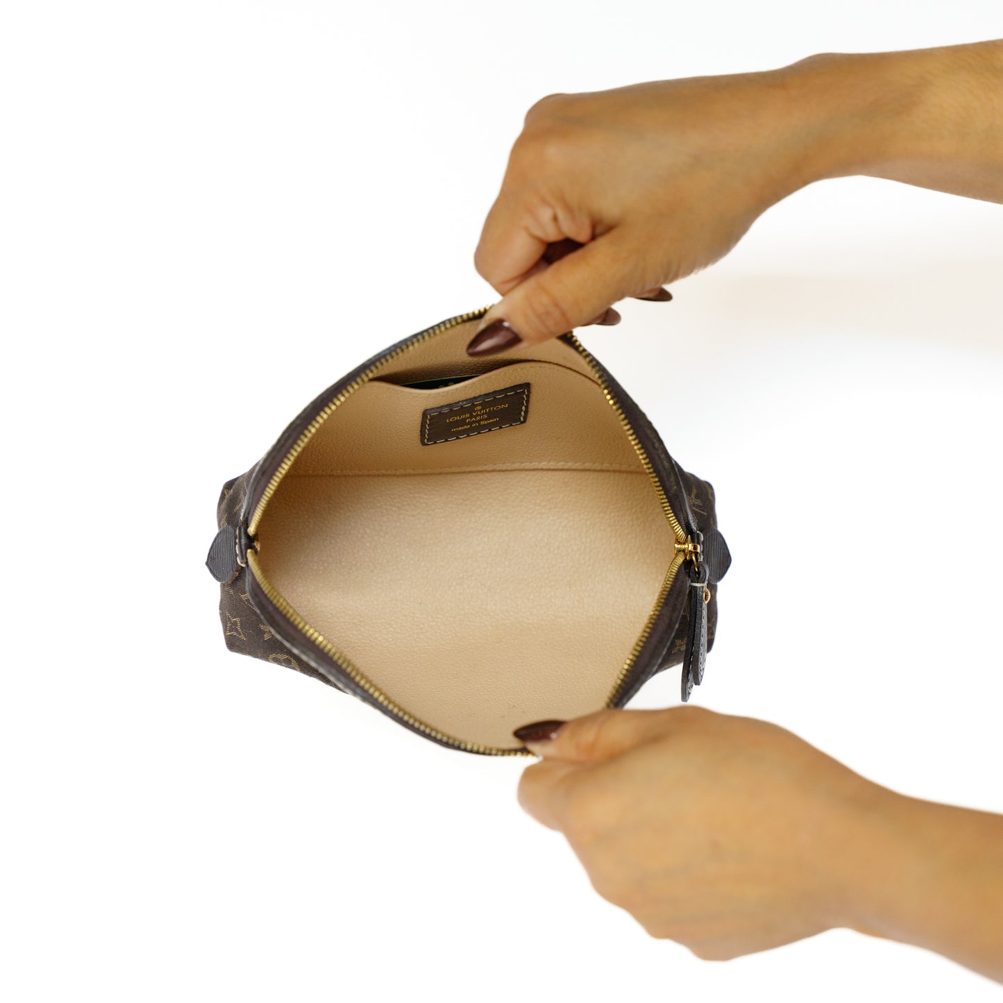 Louis Vuitton Cosmetic Pouch Idylle PM in Black Monogram Canvas 281025B35