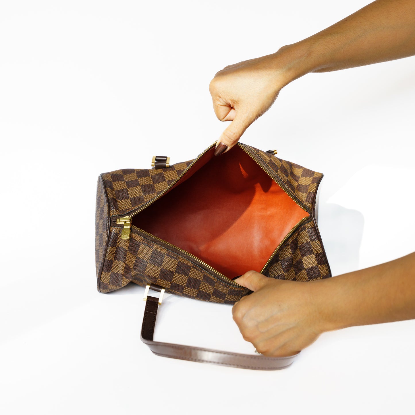 Louis Vuitton 2003 Damier Ebene Papillon MB0093