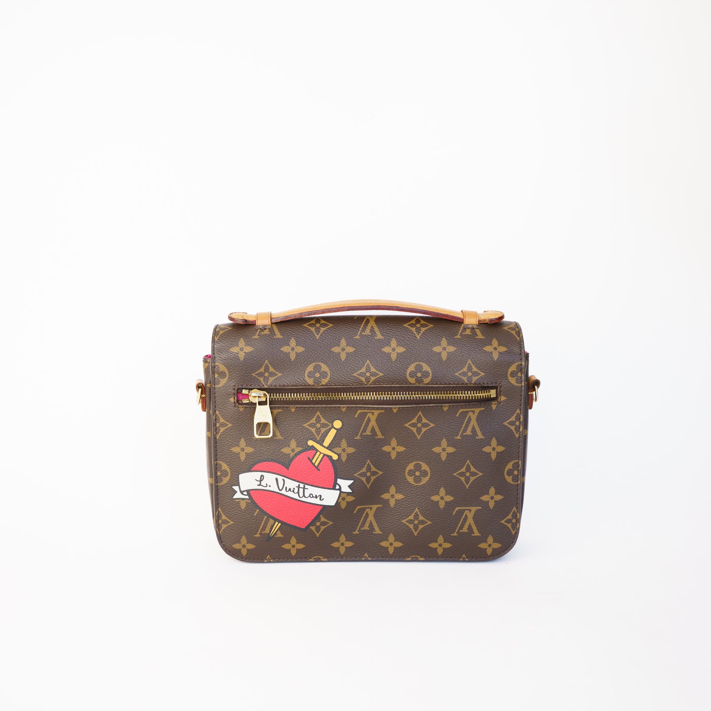 Louis Vuitton Patches Pochette Metis in Monogram 230426B14