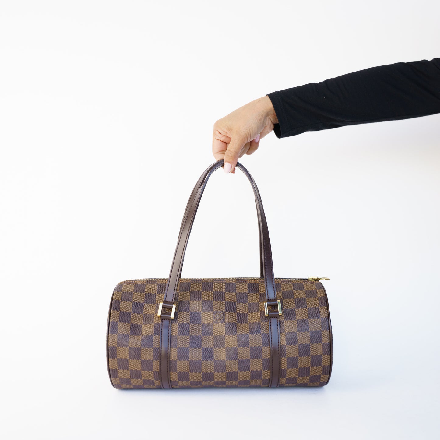 Louis Vuitton Papillon 30 in Damier Ebene MB1003 230426B02