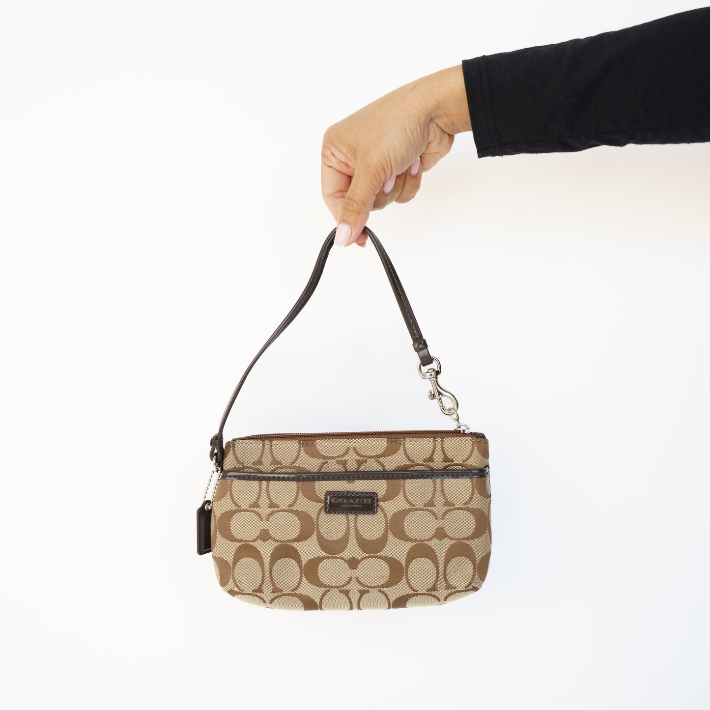 Coach Park Signature Wristlet Wallet Clutch Purse 230426B17