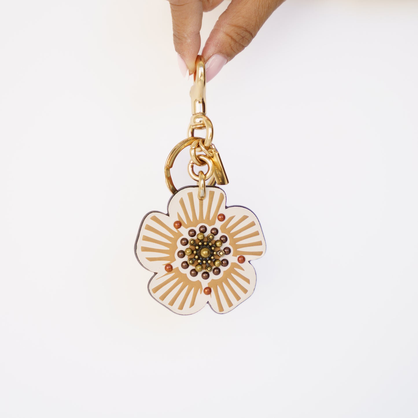 Coach Tea Rose Bag Charm 230426B20