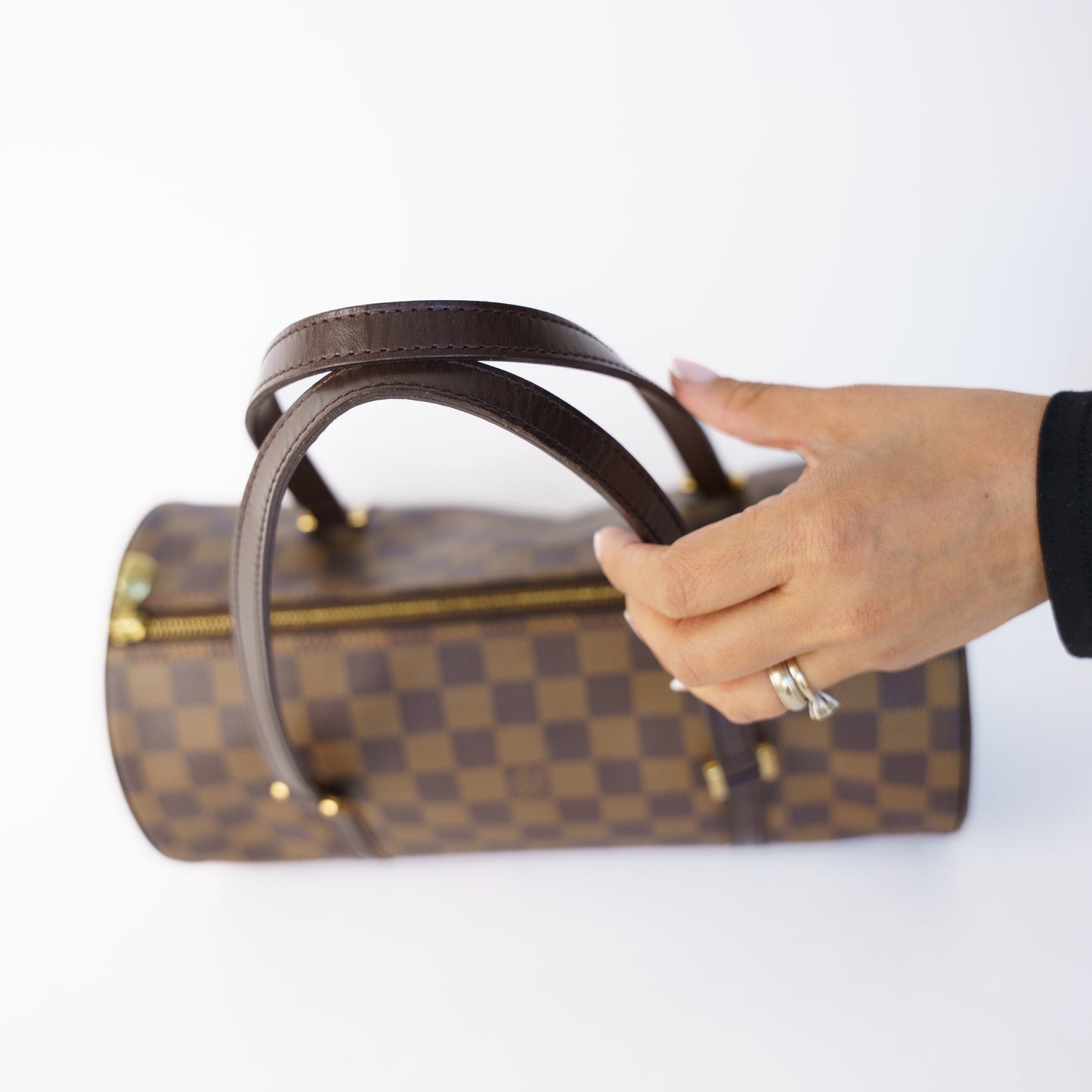 Louis Vuitton Papillon 30 in Damier Ebene MB1003 230426B02