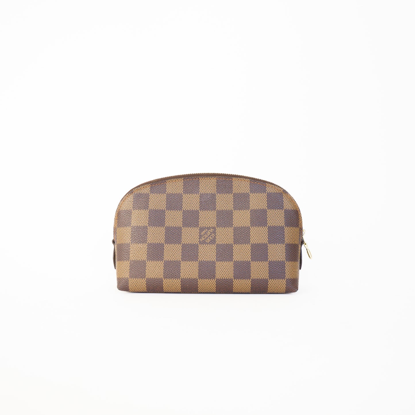 Louis Vuitton Cosmetic Pouch PM in Damier Ebene 230426A18
