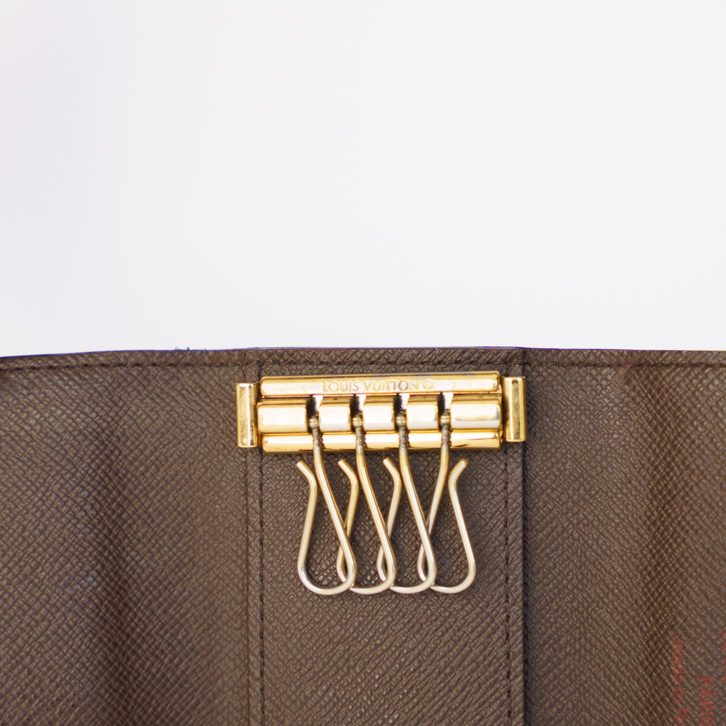 Louis Vuitton 4 Key Holder in Damier Ebene 230426A10